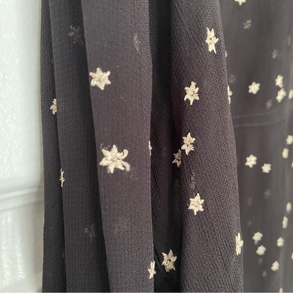 AllSaints Amari Star Embroidered Shirt Size Medium - Picture 8 of 15